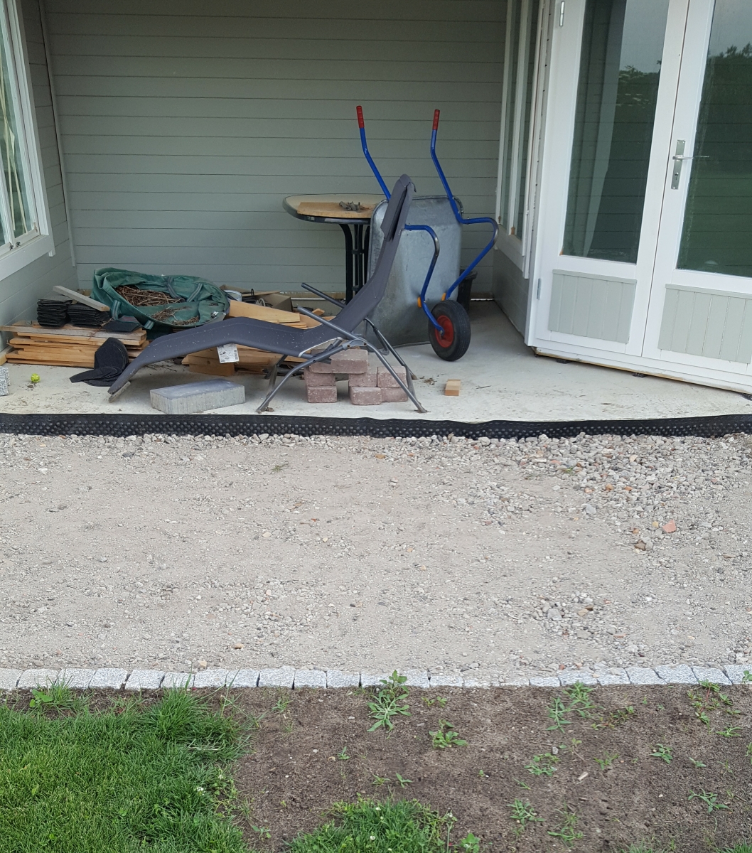 ... und die Terrasse ...