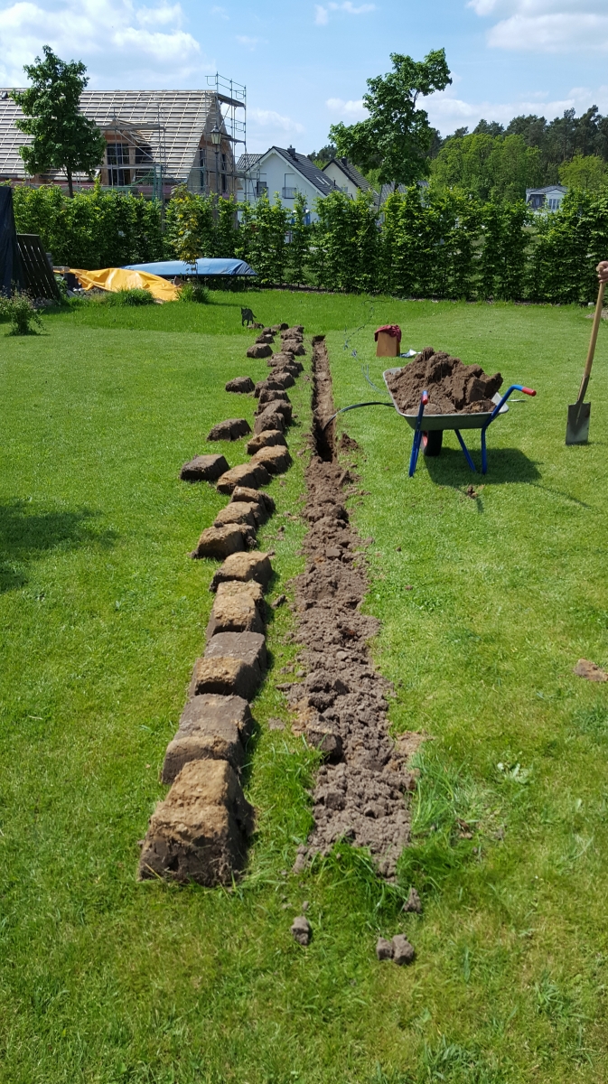 Graben -60 cm tief- ...